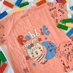 BR19415 - SETELAN BABYDOLL RABBIT SALEM