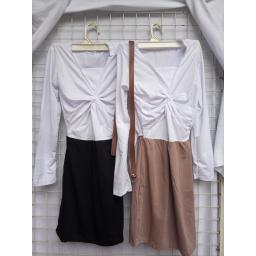 BR19432 - DRESS PITA - hitam