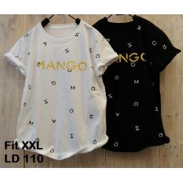 BR19443 - MANGO TSHIRT TUMBLR TEE SIZE 2XL - putih