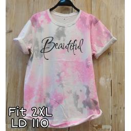 BR19506 - KAOS TIE DYE BEAUTIFUL SIZE 2XL