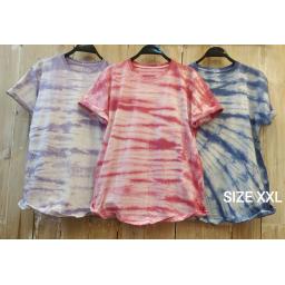 BR19514 - KAOS TIE DYE POLOS SIZE 2XL - purple