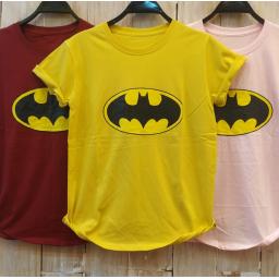 BR19693-3 - BATMAN TSHIRT TUMBLR TEE - pink