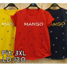 BR19718 - MANGO TSHIRT TUMBLR TEE SIZE 3XL - kuning