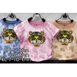 BR19815-2 - KAOS ANAK TIE DYE KENZO - size M pink