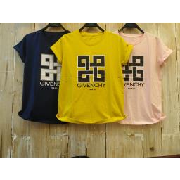 BR19833 - GIVENCHY PARIS TSHIRT TUMBLR TEE - pink