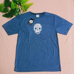 BR20079 - VOLCOM NAVY DENIM KAOS PRIA TSHIRT TUMBLR TEE - size L