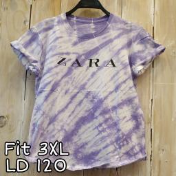 BR20102 - KAOS TIE DYE ZARA PURPLE SIZE 3XL
