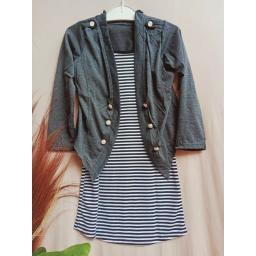 BR20120 - BLAZER WANITA ABU