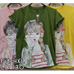 BR20176 - HELLO TSHIRT TUMBLR TEE SIZE 4XL - kuning