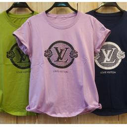 BR20200 - LOUIS VUITTON TSHIRT TUMBLR TEE - hijau olive