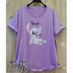 BR20247 - STITCH LILAC TSHIRT TUMBLR TEE SIZE 3XL