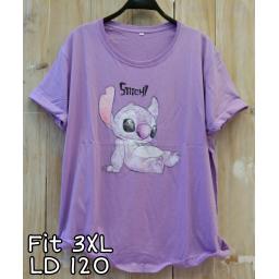 BR20247 - STITCH LILAC TSHIRT TUMBLR TEE SIZE 3XL