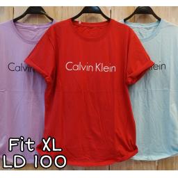BR20276-2 - CALVIN KLEIN TSHIRT TUMBLR TEE SIZE XL - merah