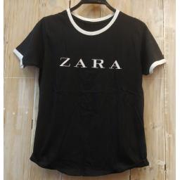 BR20280 - ZARA HITAM TSHIRT TUMBLR TEE