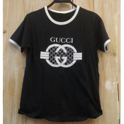 BR20285 - GUCCI HITAM TSHIRT TUMBLR TEE