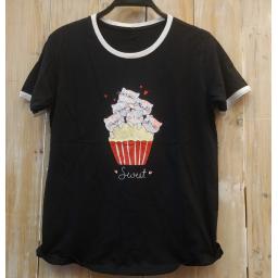 BR20300 - ICE CREAM HITAM TSHIRT TUMBLR TEE