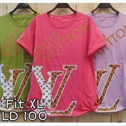 BR20326 - LOUIS VUITTON TSHIRT TUMBLR TEE SIZE XL - hijau olive