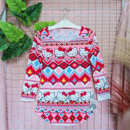 BR20362 - ATASAN HELLO KITTY LENGAN PANJANG