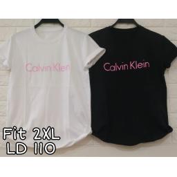 BR20510 - CALVIN KLEIN TSHIRT TUMBLR TEE SIZE 2XL - putih