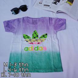 BR20585-1 - KAOS ANAK TIE DYE ADIDAS PURPLE COMBI TOSCA - size M