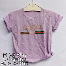 BR20682-1 - GUCCI LILAC KAOS ANAK TSHIRT TUMBLR TEE - size M