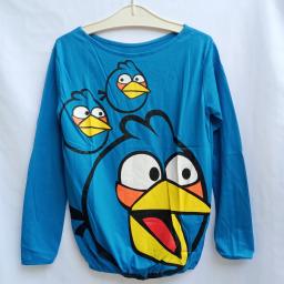 BR20818 - ATASAN WANITA ANGRY BIRD BIRU