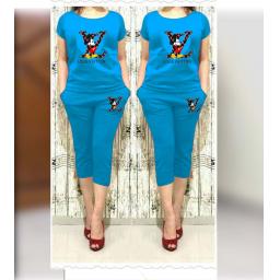 BR20827 - SETELAN MINNIE MOUSE TURKIS