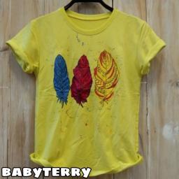 BR20891 - SAYAP LIME TSHIRT TUMBLR TEE (BABYTERRY)