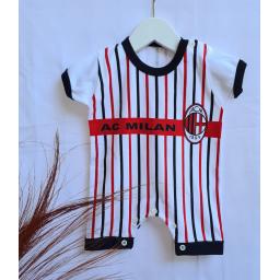 BR21014 - JUMPER BAYI AC MILAN HITAM