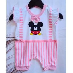 BR21033 - JUMPER BAYI CEWEK MICKEY MOUSE PINK