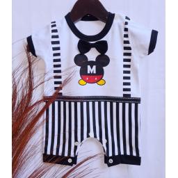 BR21037 - JUMPER BAYI COWOK MICKEY MOUSE HITAM