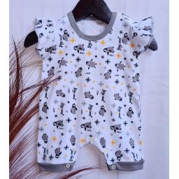 BR21042 - JUMPER BAYI CEWEK PINGUIN ABU