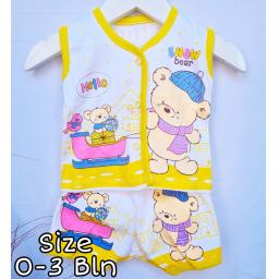 BR21119 - SETELAN BAYI BEAR KUNING