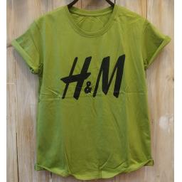 BR21140 - HNM HIJAU OLIVE TSHIRT TUMBLR TEE
