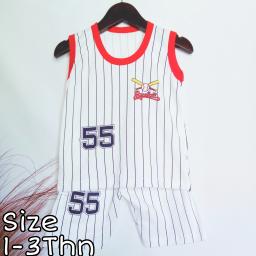 BR21182 - SETELAN ANAK BASEBALL MERAH