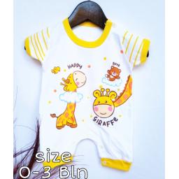 BR21229 - JUMPER BAYI HAPPY GIRAFFE KUNING