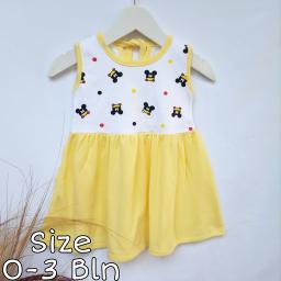 BR21238 - DRESS BAYI NEWBORN MICKEY KUNING