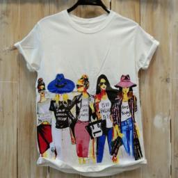 BR21262 - GIRL PUTIH TSHIRT TUMBLR TEE