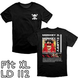 BR21337 - MONKEY D LUFFY KAOS PRIA TSHIRT TUMBLR TEE SIZE XL