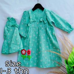 BR21400 - GAMIS MUSLIM ANAK HIJAU