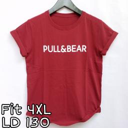 BR21505 - PULL & BEAR MAROON TSHIRT TUMBLR TEE SIZE 4XL