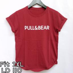 BR21514 - PULL & BEAR MAROON TSHIRT TUMBLR TEE SIZE 2XL