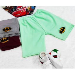 BR21591-6 - CELANA PENDEK ANAK BATMAN - Hijau Mint - Size L