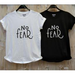 BR21634-1 - NO FEAR TSHIRT TUMBLR TEE - Putih