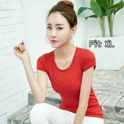 BR21660 - KAOS POLOS MERAH LENGAN PENDEK SIZE XL