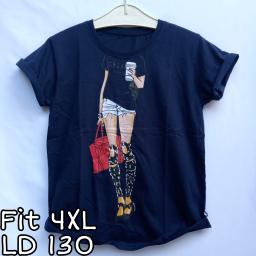 BR21821 - CELI NAVY TSHIRT TUMBLR TEE SIZE 4XL