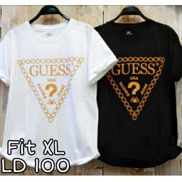 BR21922 - GUES TSHIRT TUMBLR TEE SIZE XL - Putih