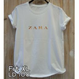 BR21991 - ZAR PUTIH TSHIRT TUMBLR TEE SIZE XL