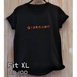 BR21994 - GIORDAN HITAM TSHIRT TUMBLR TEE SIZE XL