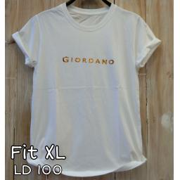 BR21995 - GIORDAN PUTIH TSHIRT TUMBLR TEE SIZE XL